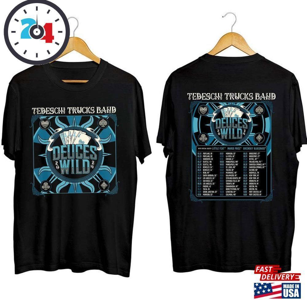 Tedeschi Trucks Band  Deuces Wild North American Tour Shirt 2 Sided